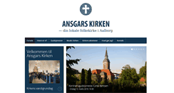 Desktop Screenshot of ansgarskirken.dk
